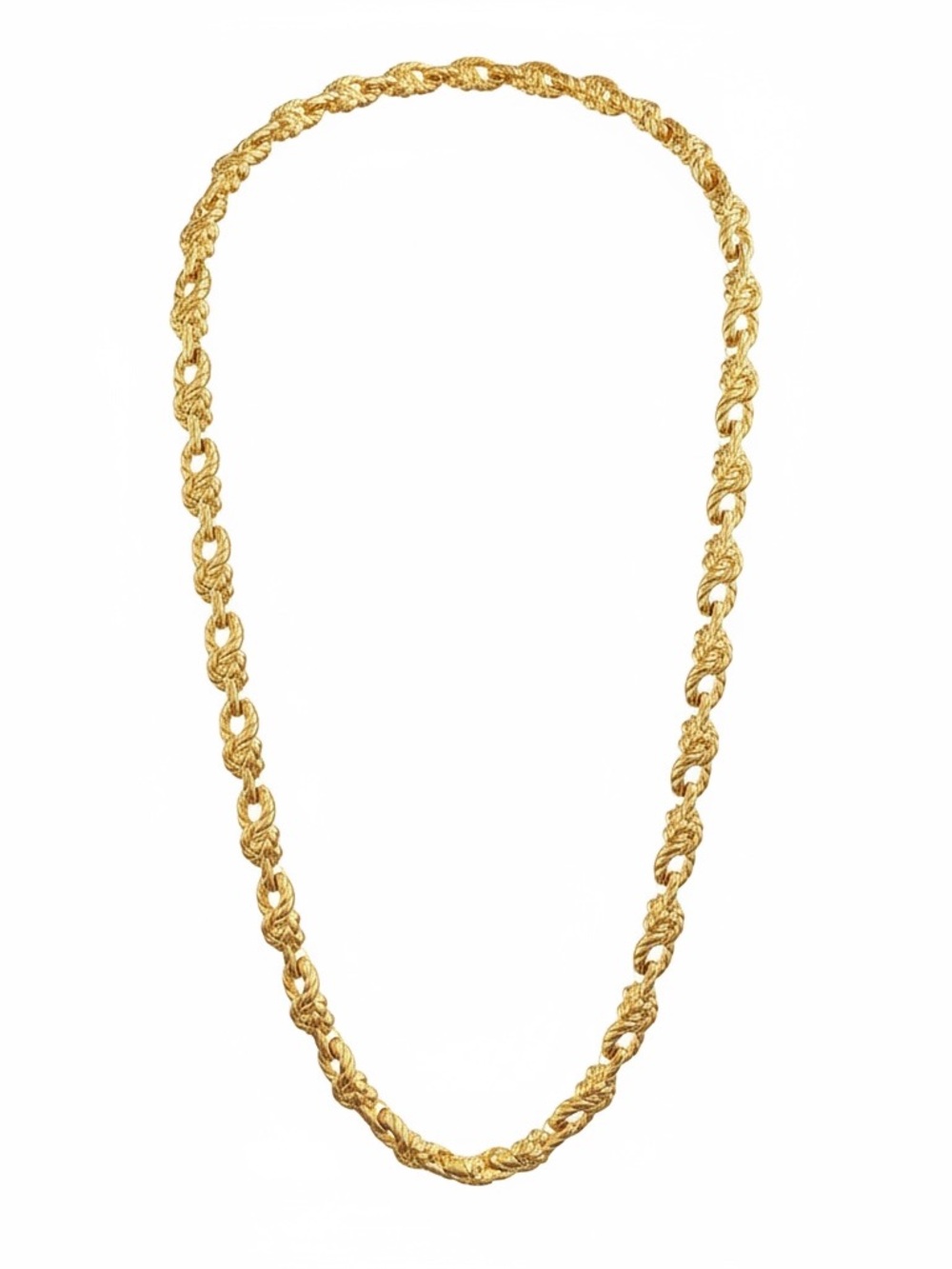 D’Orlan special collection Classic Gold Rope Chain Necklace for Women